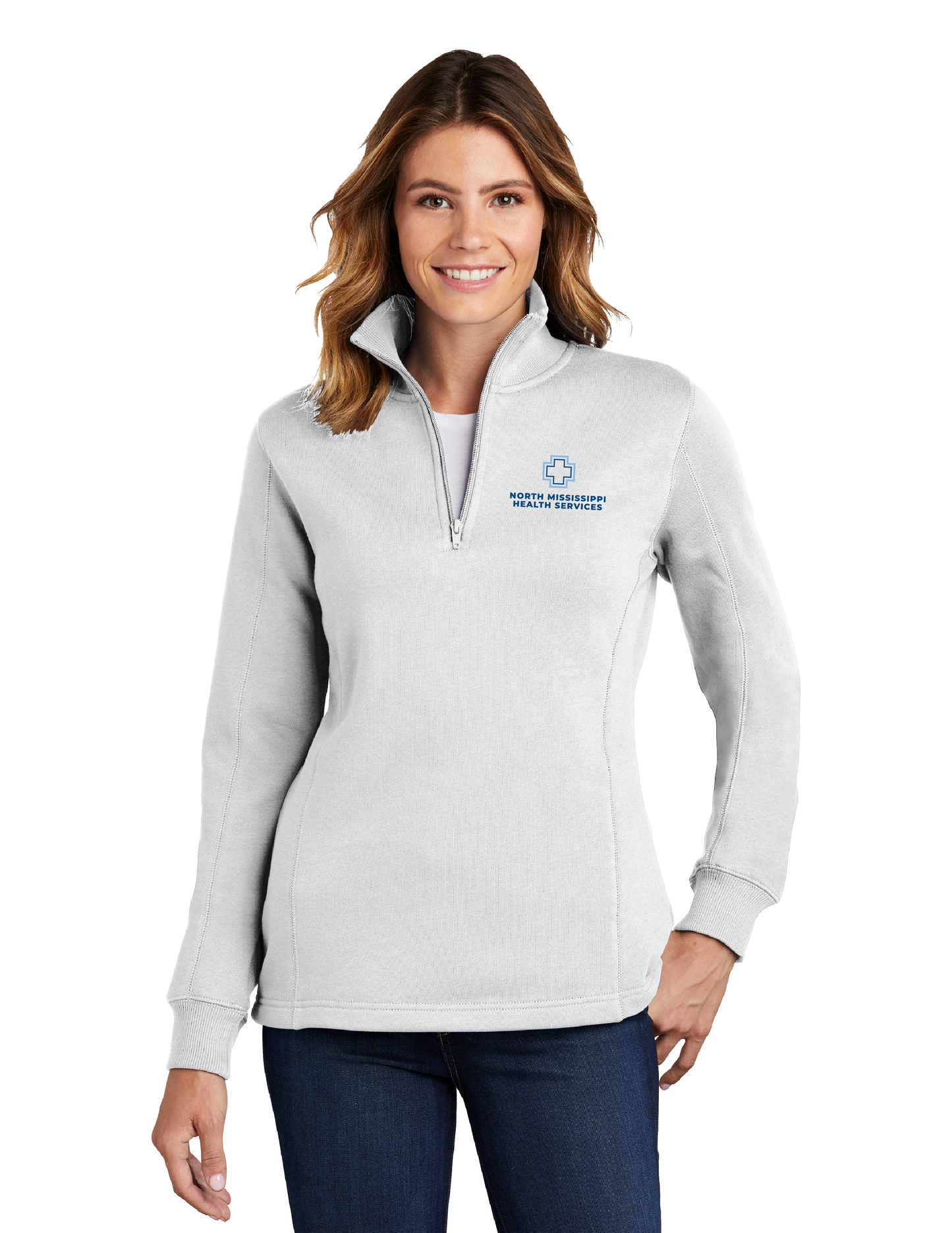 NMHS Ladies Quarter Zip Sweatshirt