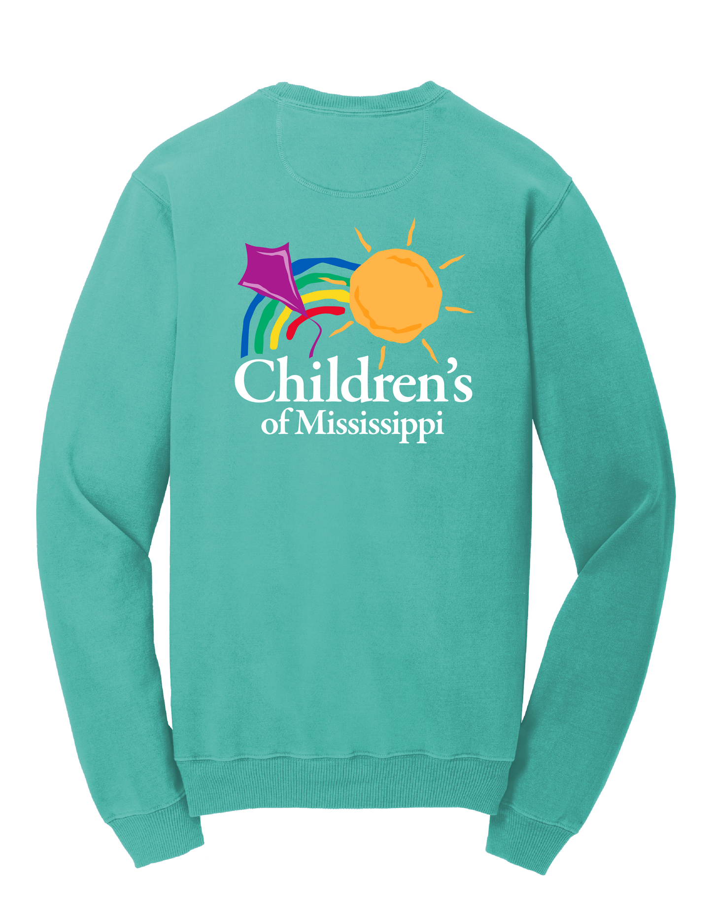 NMHS Children's of MS Beach Wash Garment-Dyed Crewneck Sweatshirt