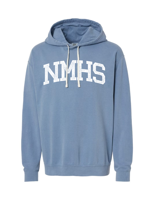 NMHS Distressed Lightweight Hooded Sweathsirt