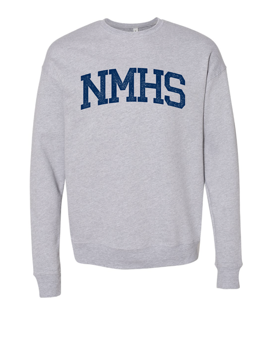 NMHS Distressed Unisex Sponge Fleece Drop Shoulder Sweatshirt