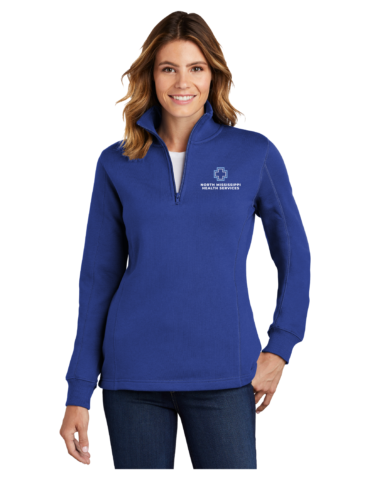 NMHS Ladies Quarter Zip Sweatshirt