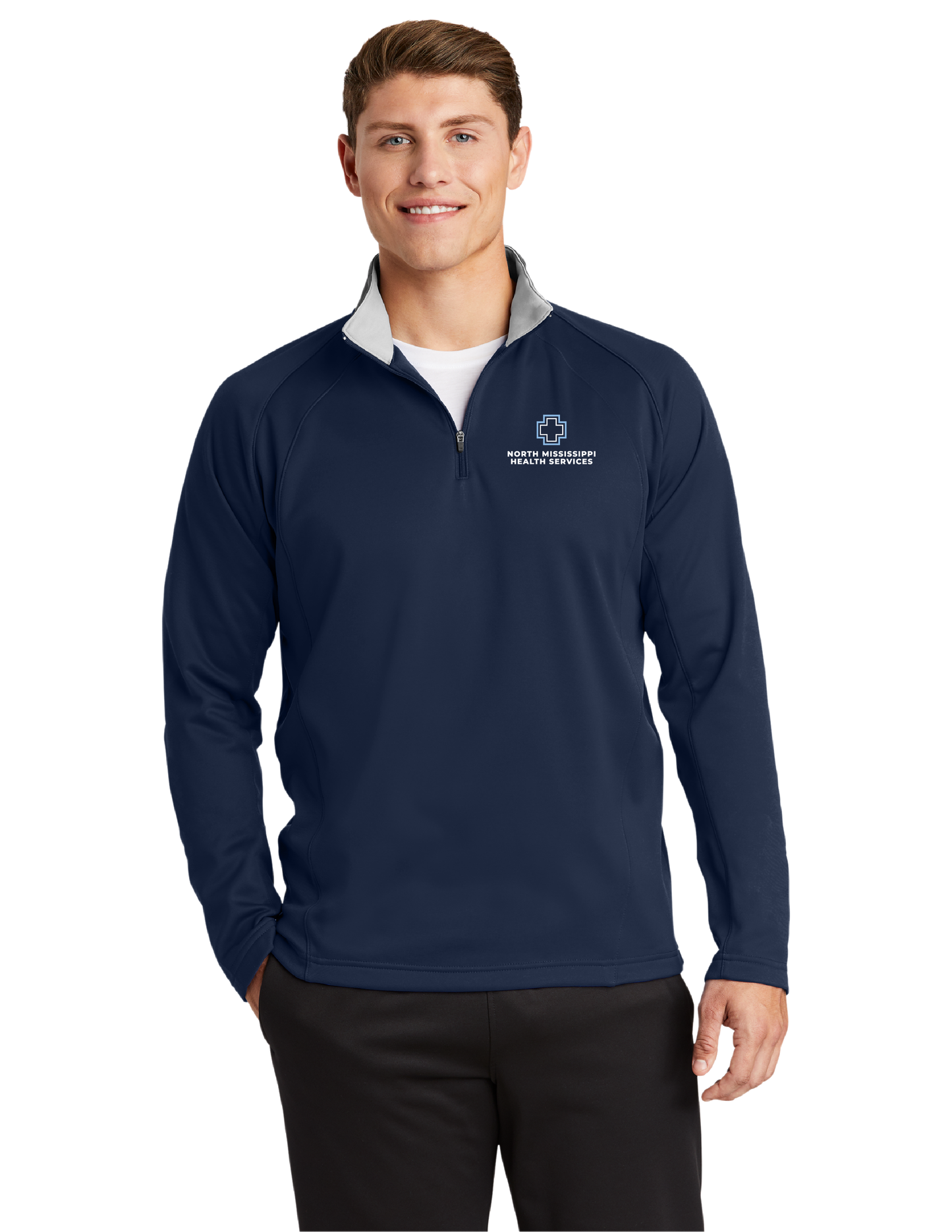 NMHS Men's Sport-Wick Fleece Quarter Zip Pullover